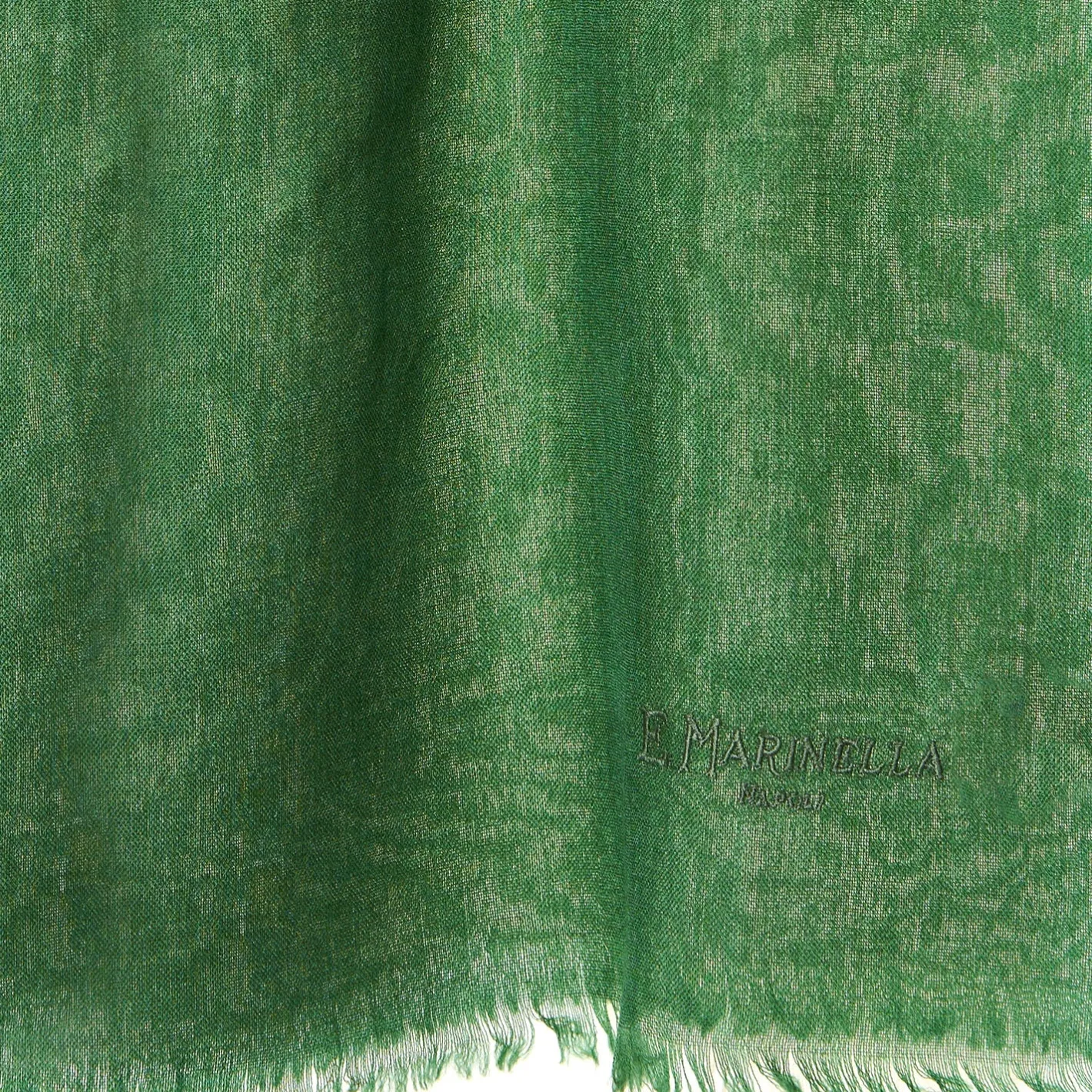 E.Marinella PASHMINA VERDE EFFETTO SFUMATO In cashmere Sale