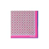 E.Marinella POCHETTE DA TASCHINO IN SETA STAMPATA A MANO FUCSIA Macrofantasia fiore Sale
