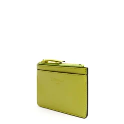 E.Marinella PORTA CARTE DI CREDITO GIALLO In pelle con zip Discount