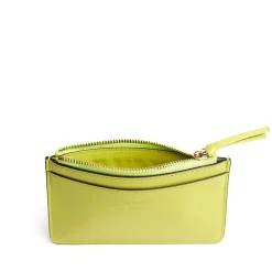 E.Marinella PORTA CARTE DI CREDITO GIALLO In pelle con zip Discount