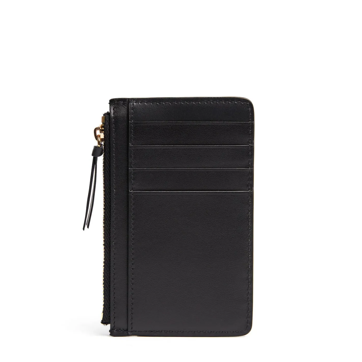 E.Marinella PORTA CARTE DI CREDITO NERO In pelle con zip Hot