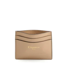 E.Marinella PORTACARTE DI CREDITO PICCOLO BEIGE In pelle liscia Discount