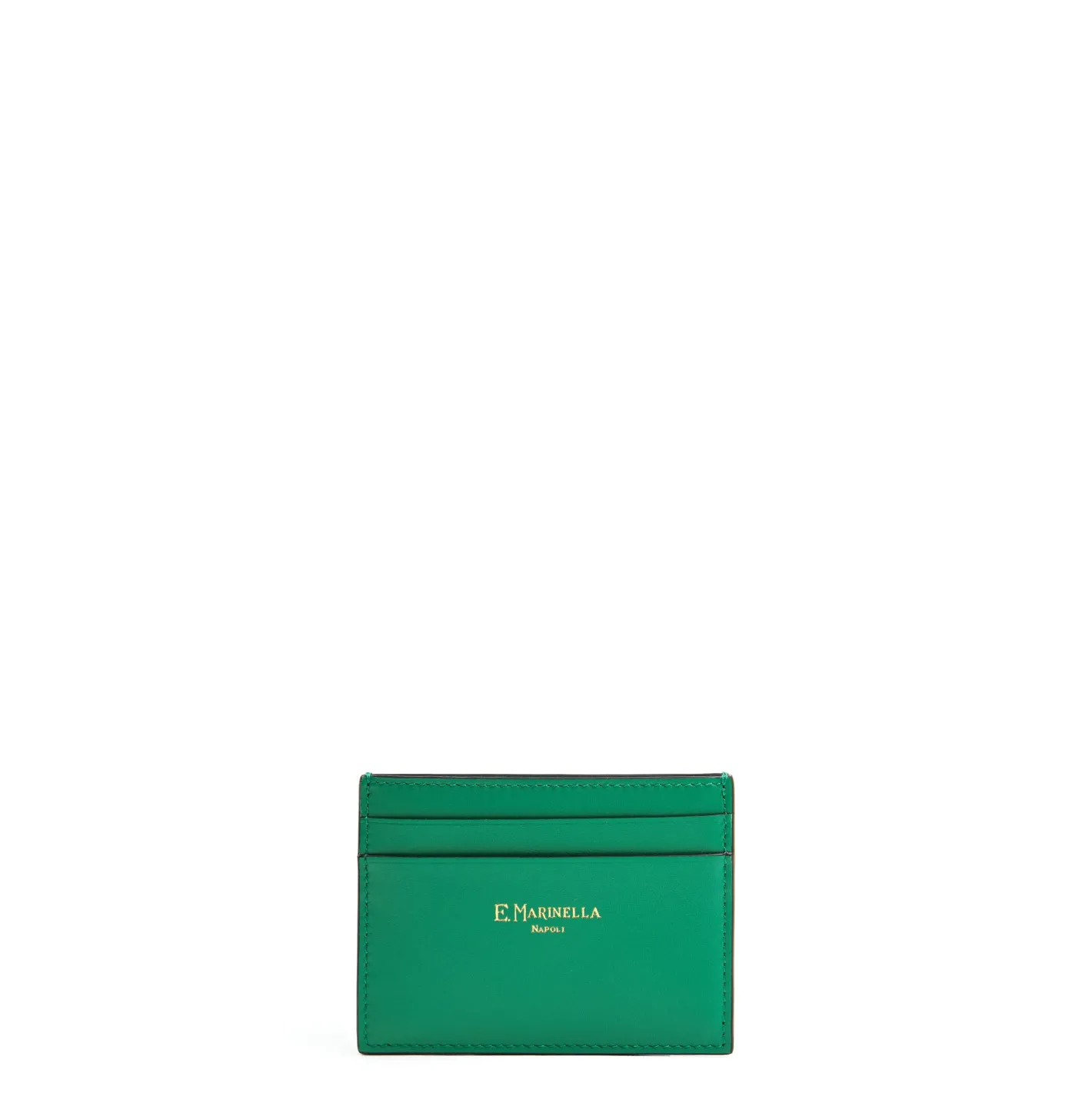 E.Marinella PORTACARTE DI CREDITO PICCOLO VERDE In pelle liscia Best
