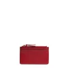 E.Marinella PORTA CARTE DI CREDITO ROSSO In pelle con zip Sale