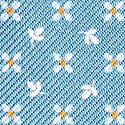E.Marinella PORTACARTE DI CREDITO SETA E PELLE AZZURRO POLVERE 5 scomparti New