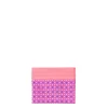 E.Marinella PORTACARTE DI CREDITO SETA E PELLE FUCSIA 5 scomparti Best
