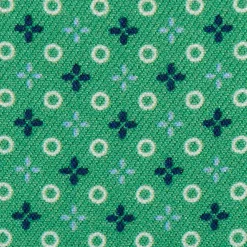 E.Marinella PORTACARTE DI CREDITO SETA E PELLE VERDE CHIARO 5 scomparti New