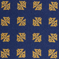 E.Marinella PORTACARTE PIEGHEVOLE IN SETA PELLE BLU SCURO 10 scomparti Clearance