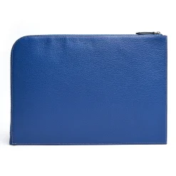 E.Marinella PORTADOCUMENTI BLUETTE In pelle con cinturino Discount