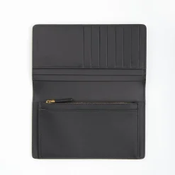 E.Marinella PORTAFOGLIO GRANDE NERO In pelle liscia Hot