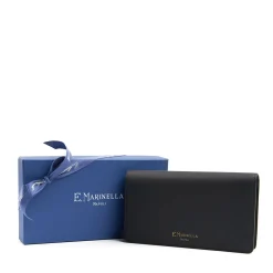 E.Marinella PORTAFOGLIO GRANDE NERO In pelle liscia Hot