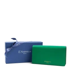 E.Marinella PORTAFOGLIO GRANDE VERDE In pelle liscia Outlet
