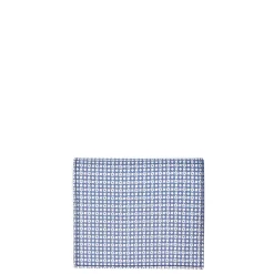 E.Marinella PORTAFOGLIO PICCOLO AZZURRO POLVERE In seta e pelle Discount