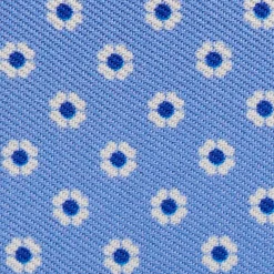 E.Marinella PORTAFOGLIO PICCOLO AZZURRO In seta e pelle New