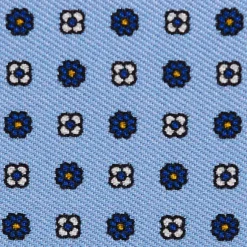 E.Marinella PORTAFOGLIO PICCOLO AZZURRO In seta e pelle Discount