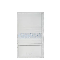 E.Marinella PORTAFOGLIO PICCOLO GRIGIO CHIARO In seta e pelle Sale