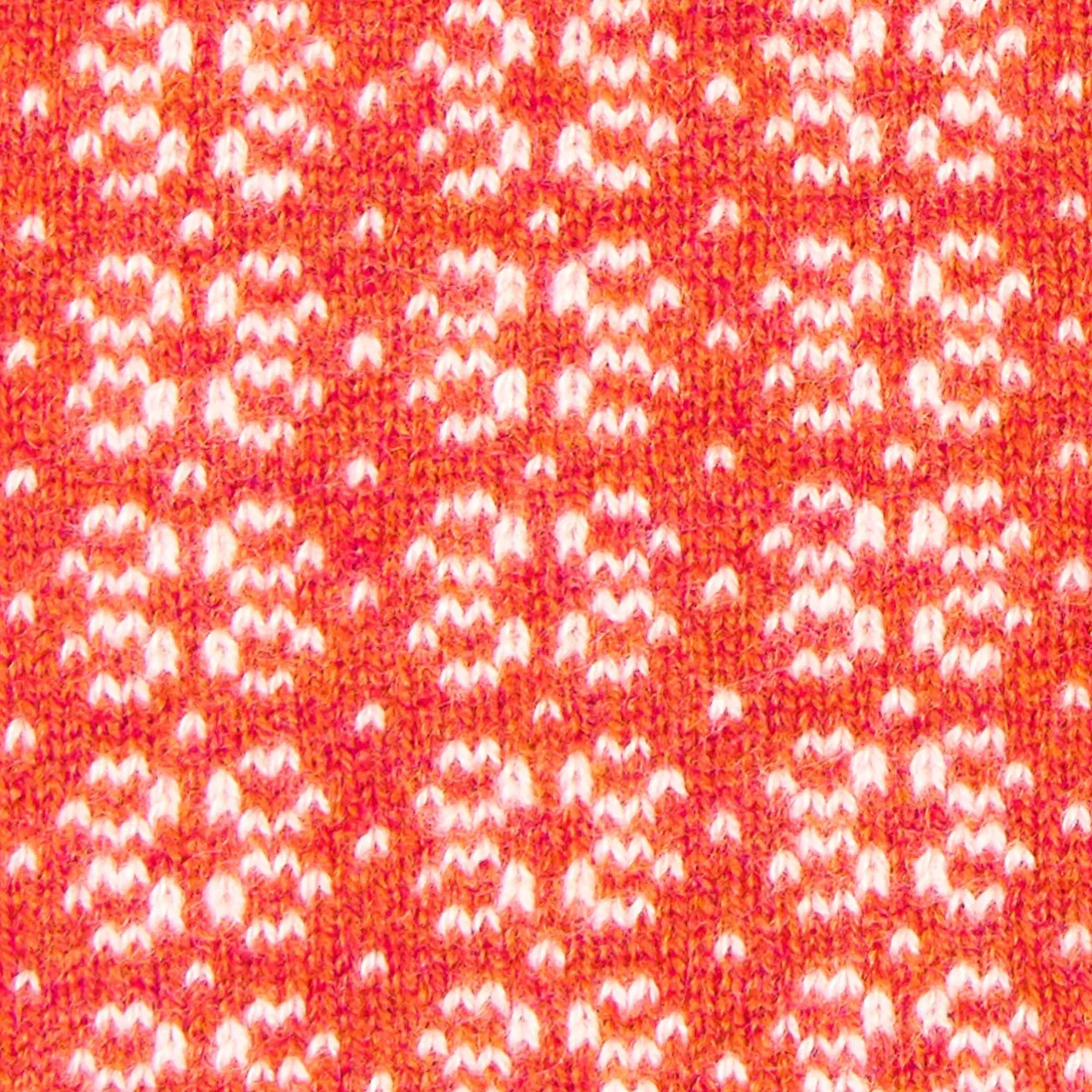 E.Marinella SCALDACOLLO ARANCIONE E BEIGE MICROFANTASIA In cashmere New