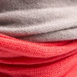 E.Marinella SCALDACOLLO ARANCONE E BEIGE DOPPIO INTRECCIO In cashmere Outlet
