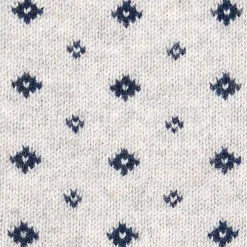 E.Marinella SCALDACOLLO BLU SCURO MICROFANTASIA In cashmere Hot
