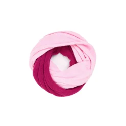 E.Marinella SCALDACOLLO FUCSIA E ROSA CHIARO DOPPIO INTRECCIO In cashmere Clearance