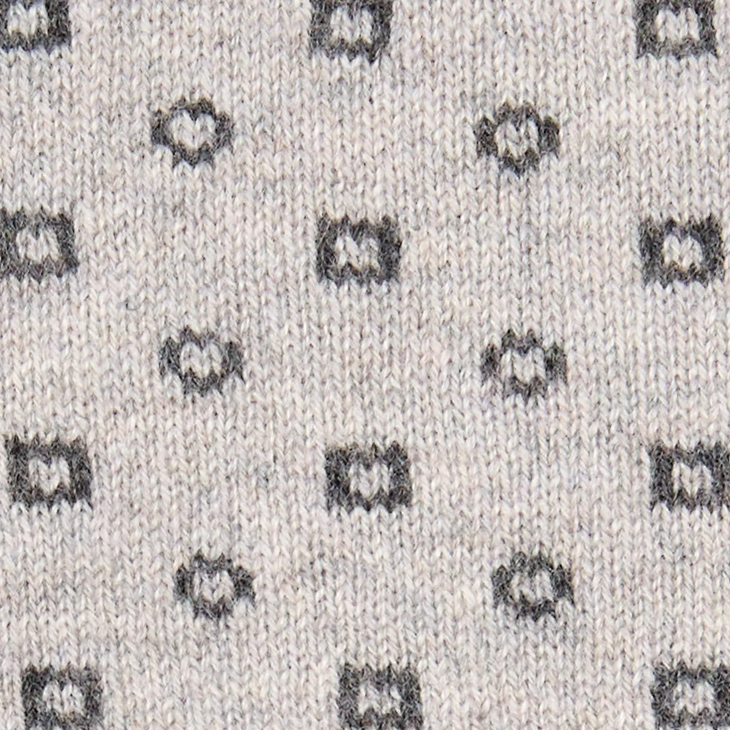 E.Marinella SCALDACOLLO GRIGIO SCURO MICROFANTASIA In cashmere Hot