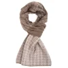 E.Marinella SCALDACOLLO MARRONE SCURO E BEIGE MICROFANTASIA In cashmere Best