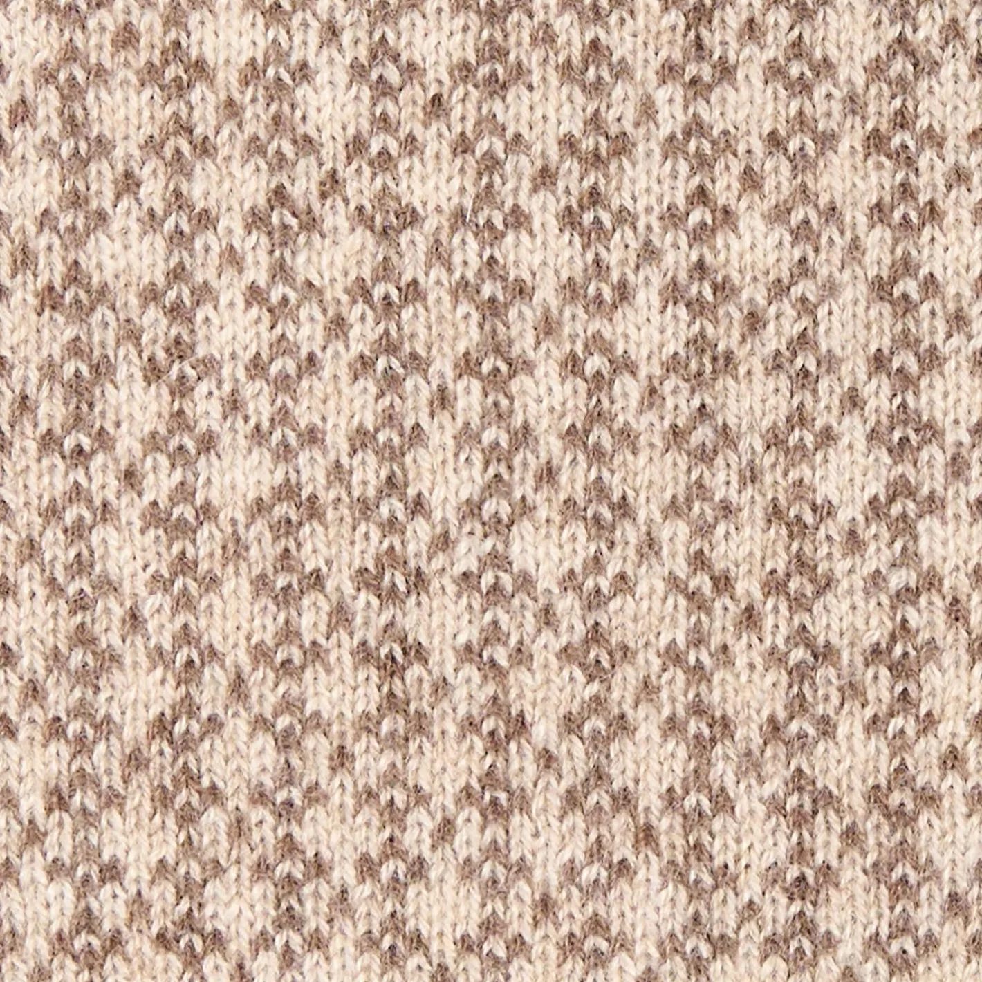 E.Marinella SCALDACOLLO MARRONE SCURO E BEIGE MICROFANTASIA In cashmere Best