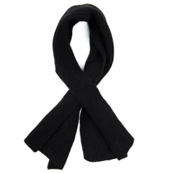 E.Marinella SCALDACOLLO NERO IN CASHMERETinta unita Sale