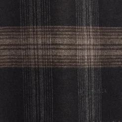 E.Marinella SCIARPA BICOLOR MARRONE IN SETA E CASHMERE Check Discount