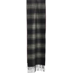 E.Marinella SCIARPA BICOLOR VERDE IN SETA E CASHMERE Check Discount
