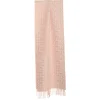 E.Marinella SCIARPA LOGO EM ROSA In lana Clearance