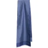 E.Marinella SCIARPA TUBOLARE BLU IN SETA TWILL Classic daisy Outlet