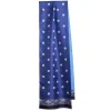 E.Marinella SCIARPA TUBOLARE BLU IN SETA TWILL Floral drift Best
