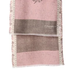 E.Marinella SCIARPA TUBOLARE ROSA IN SETA TWILL Paisley pattern Online