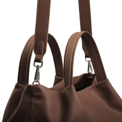 E.Marinella SOFT BAG MARRONE SCURO In pelle liscia Sale