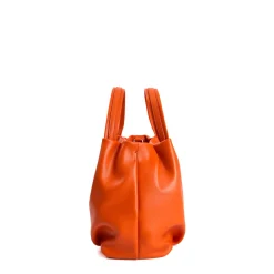 E.Marinella SOFT MINI BAG ARANCIONEIn pelle liscia Best