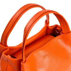 E.Marinella SOFT MINI BAG ARANCIONEIn pelle liscia Best