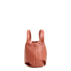 E.Marinella SOFT MINI BAG ARANCIONE SCURO In pelle liscia Online