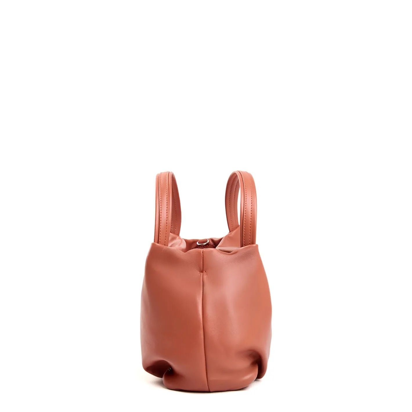 E.Marinella SOFT MINI BAG ARANCIONE SCURO In pelle liscia Online