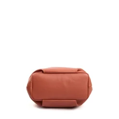 E.Marinella SOFT MINI BAG ARANCIONE SCURO In pelle liscia Online