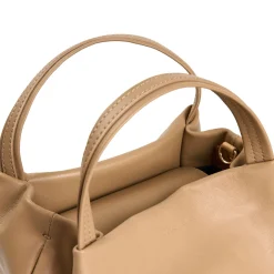 E.Marinella SOFT MINI BAG CUOIO POLVERE In pelle liscia Sale