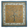 E.Marinella STOLA BEIGE 140 IN LANA E CASHMERE Albero della vita Clearance