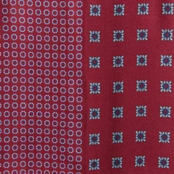 E.Marinella STOLA BORDEAUX IN LANA Decorazioni floreali Clearance