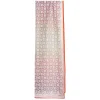 E.Marinella STOLA IN VOILE DI COTONE E SETA ARANCIONE Fiore monogram 100 Online
