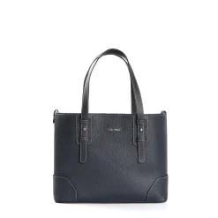 E.Marinella TOTE BAG MIDI BLU SCURO In pelle martellata Online