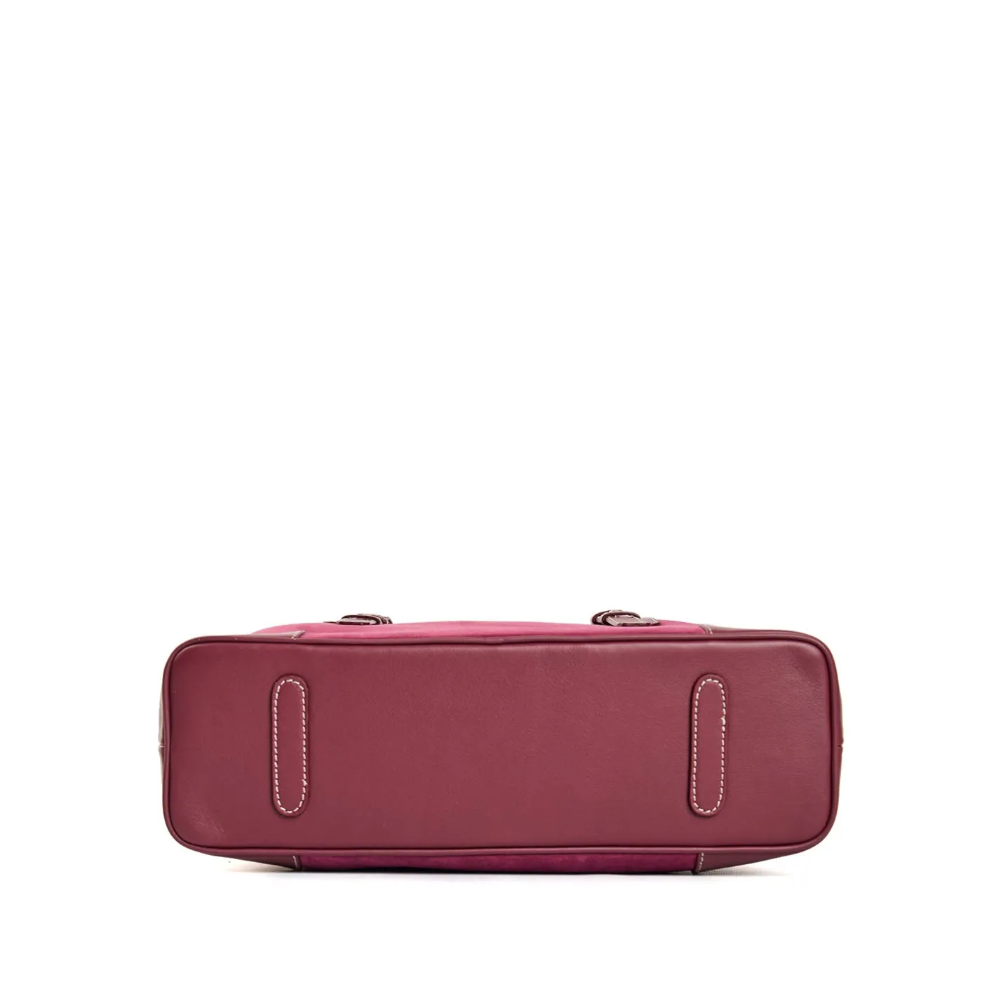 E.Marinella TOTE BAG MIDI BORDEAUX In suede e pelle Discount