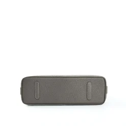 E.Marinella TOTE BAG MIDI GRIGIO CHIARO In lana e pelle Clearance