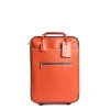 E.Marinella TROLLEY SEMIRIGIDO ARANCIONE In pelle martellata Hot