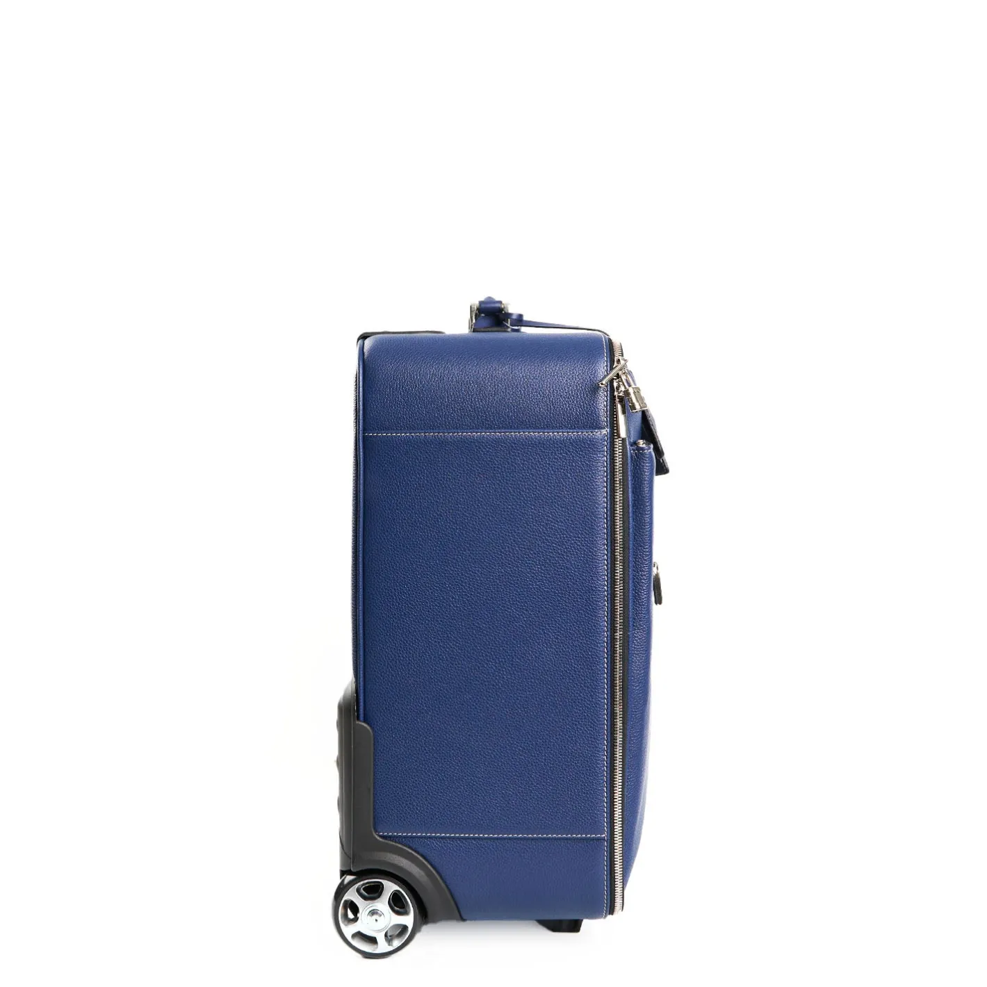 E.Marinella TROLLEY SEMIRIGIDO BLU In pelle martellata Discount