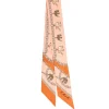 E.Marinella TWILLY IN SETA ARANCIONE Lucky elephant Discount
